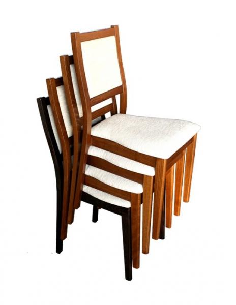 Elena rakásolható kárpitozott szék, étkezőszék