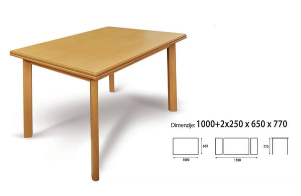 Rajna nagyobbítható asztal 65x100/150