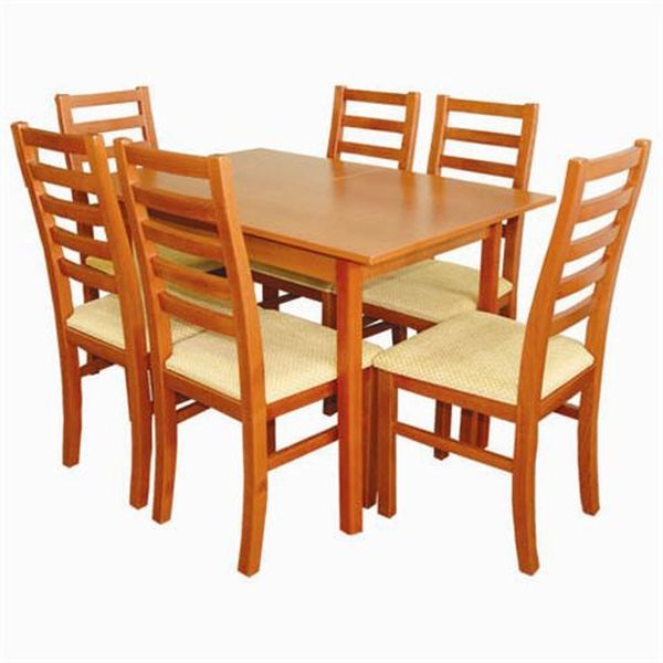 Elek - Viki étkezőgarnitúra (1 asztal   6 szék)