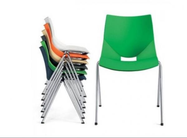 Shell/L müanyag palástos rakásolható szék