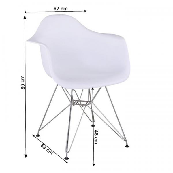 Feman 3 New  műanyag szék fémvázzal
