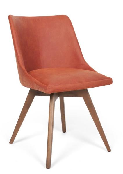 Alberta kárpitozott szék, dekor varrás nélkül,   tipusú falábbal