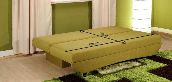 Modern 2 személyes ágyazható kanapé