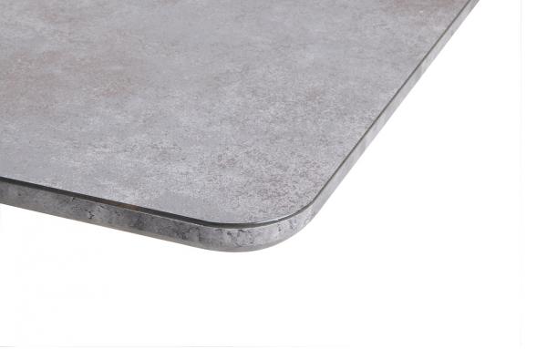 Simon nagyobbítható asztal acél talp, kerámia hatású üveg rátét 80x140/180 cm