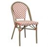 Toby III. kültéri szék világos bambusz, beige-pink