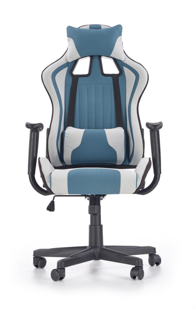 CAYMAN gaming forgószék, billenő mechanika, szín: kék/szürke - Image 7