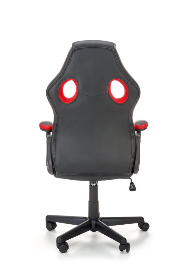 BERKEL gaming forgószék, billenő mechanika, szín: fekete/piros - Image 3