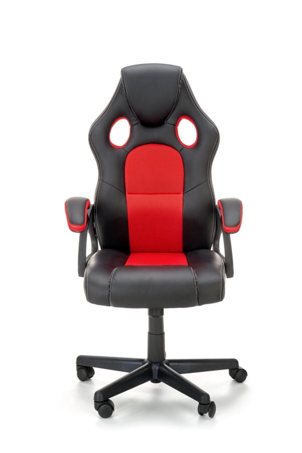 BERKEL gaming forgószék, billenő mechanika, szín: fekete/piros - Image 11