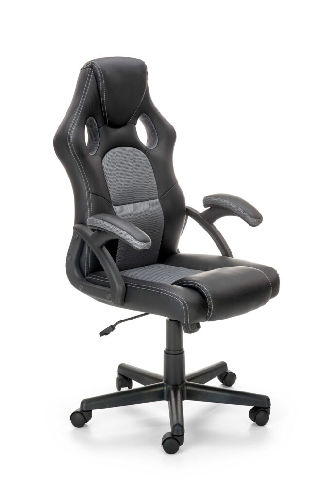 BERKEL gaming forgószék, billenő mechanika, szín: fekete/szürke