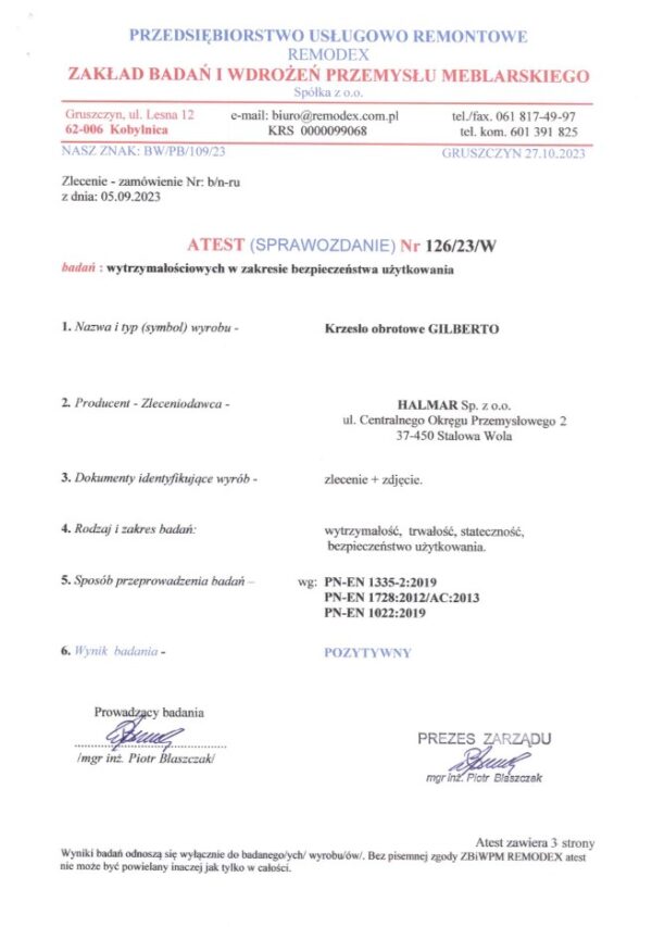 GILBERTO forgószék, szinkron mechanika, szín: fekete - Image 11