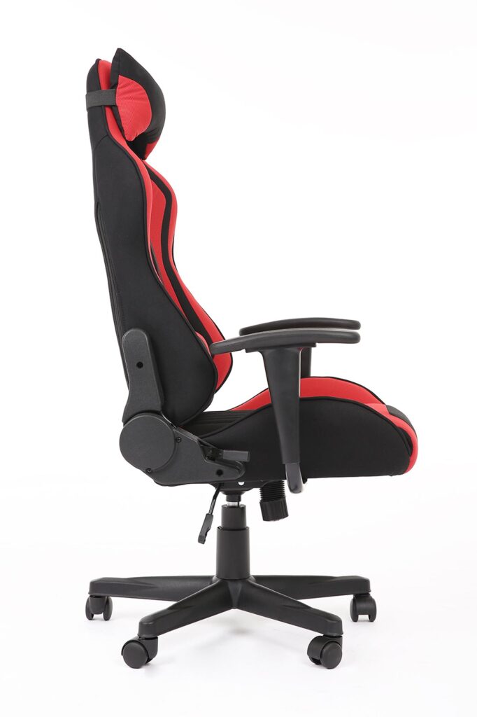CAYMAN forgószék, billenő mechanika, szín: fekete/piros - Image 4