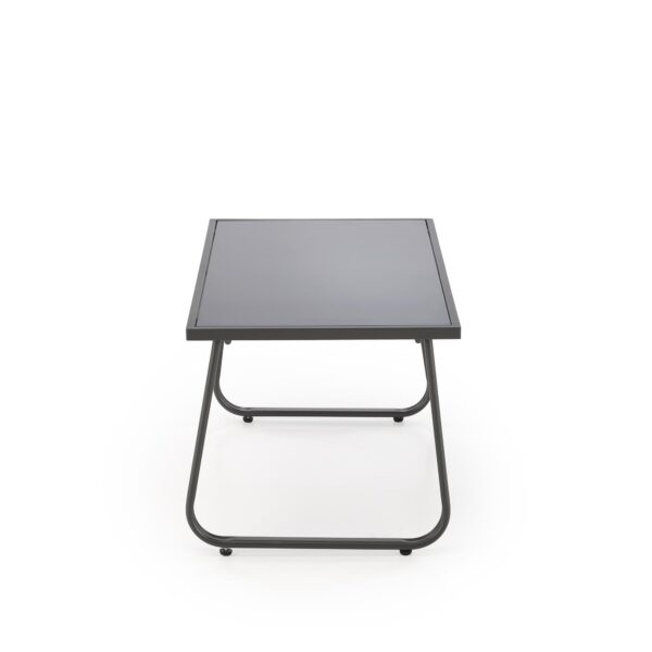 CONOR kerti szett (kanapé, 2 fotel, dohányzóasztal), szín: sötétszürke/világosszürke - Image 4