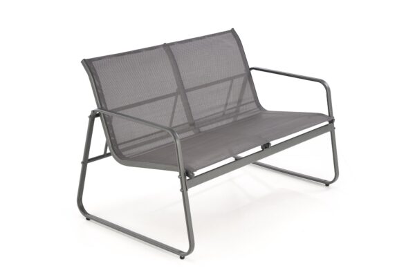 CONOR kerti szett (kanapé, 2 fotel, dohányzóasztal), szín: sötétszürke/világosszürke - Image 10
