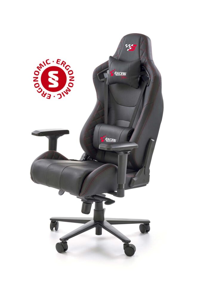 CHAVEZ gaming forgószék, multiblokk mechanika, szín: fekete - Image 5