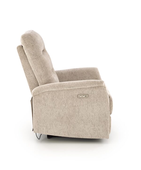 JAMAL elektromos relax fotel, szín: bézs - Image 6