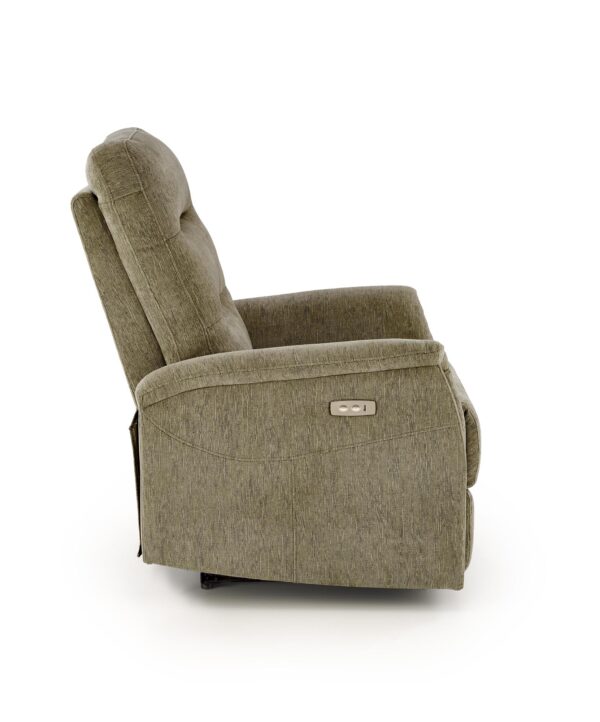 JAMAL elektromos relax fotel, szín: oliva - Image 11