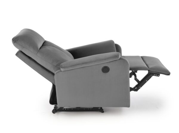 CROCUS elektromos relax fotel, szín: szürke - Image 2