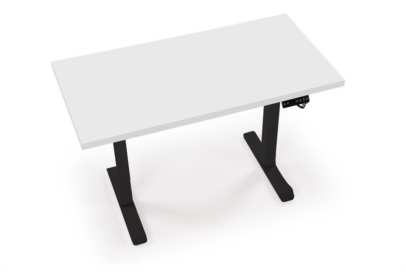 B54 állítható magasságú íróasztal, fehér/fekete színben - Image 6