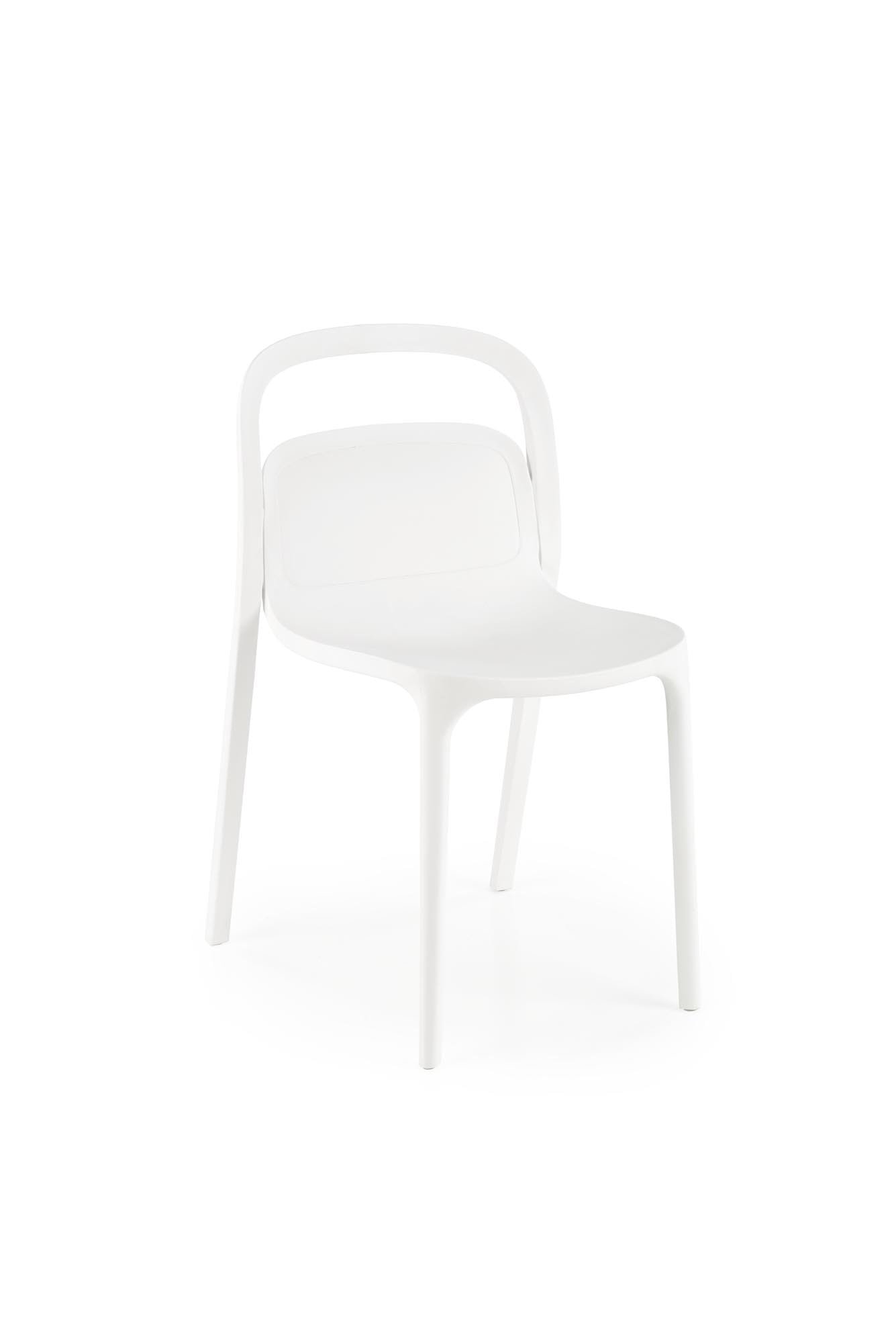 K490 rakásolható kültéri szék, fehér színben - Image 11