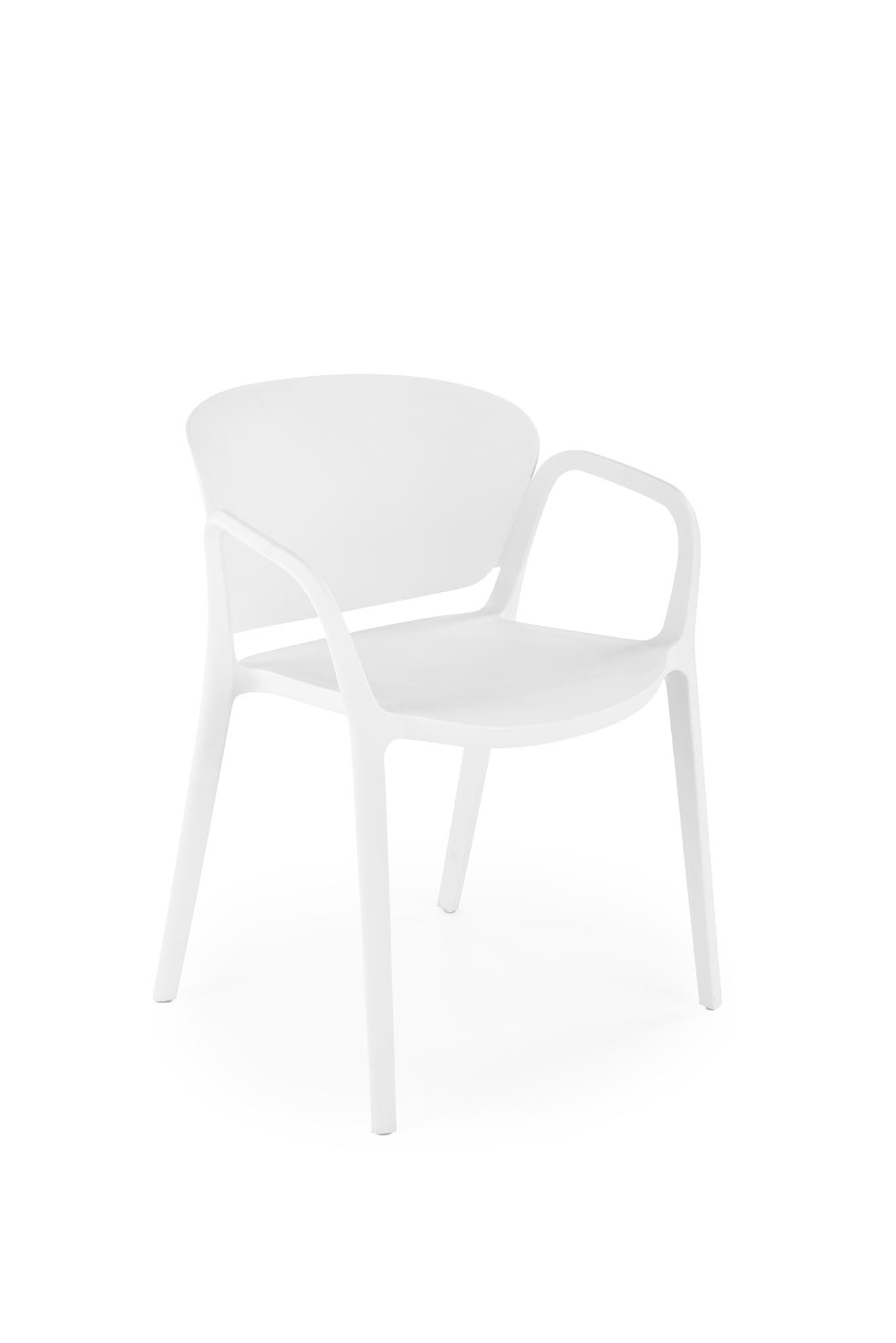 K491 rakásolható kültéri szék, fehér színben - Image 11