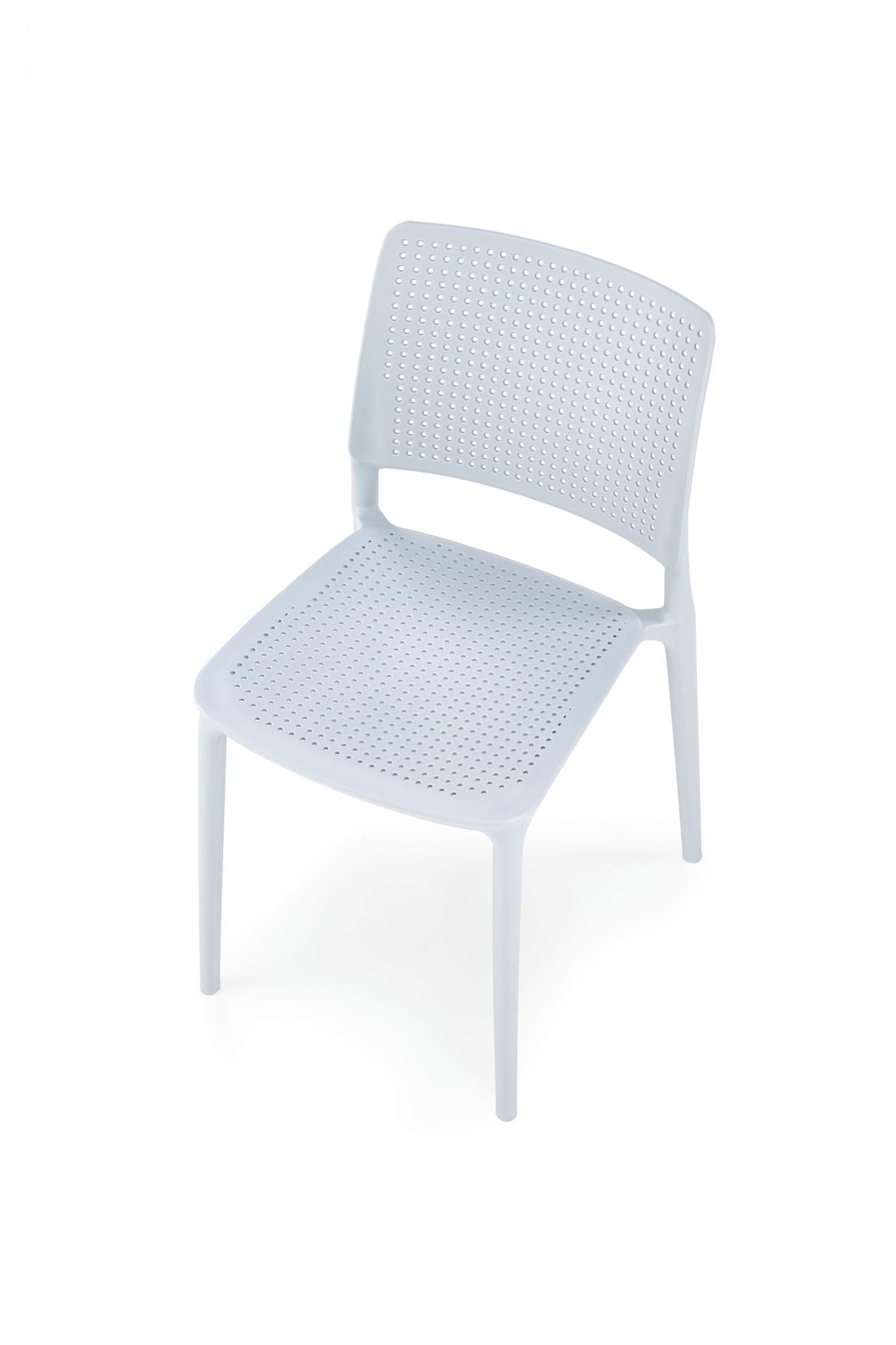 K514 szék, rakásolható, világoskék színben - Image 13