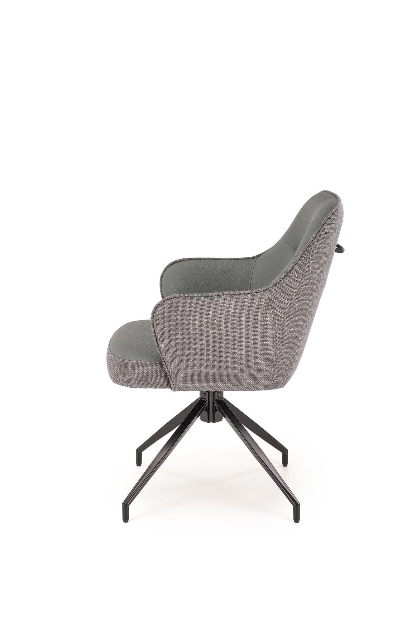 K527 forgatható szék, szürke színben - Image 6
