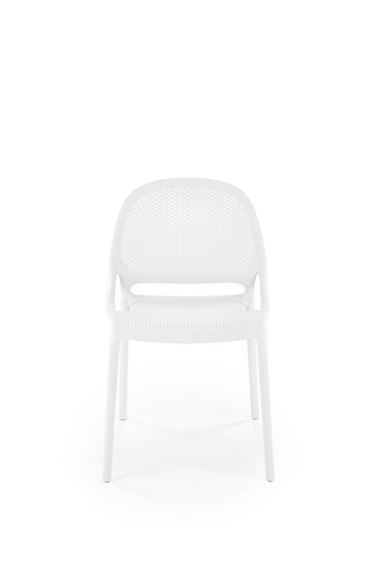 K532 rakásolható kültéri szék, fehér színben - Image 11