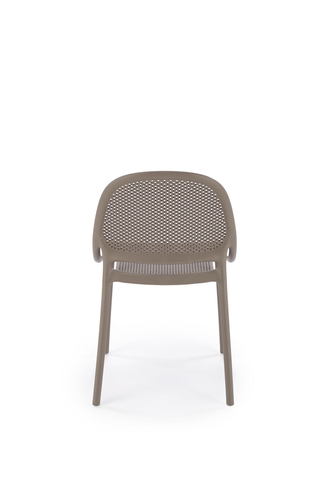 K532 rakásolható kültéri szék, khaki színben - Image 3