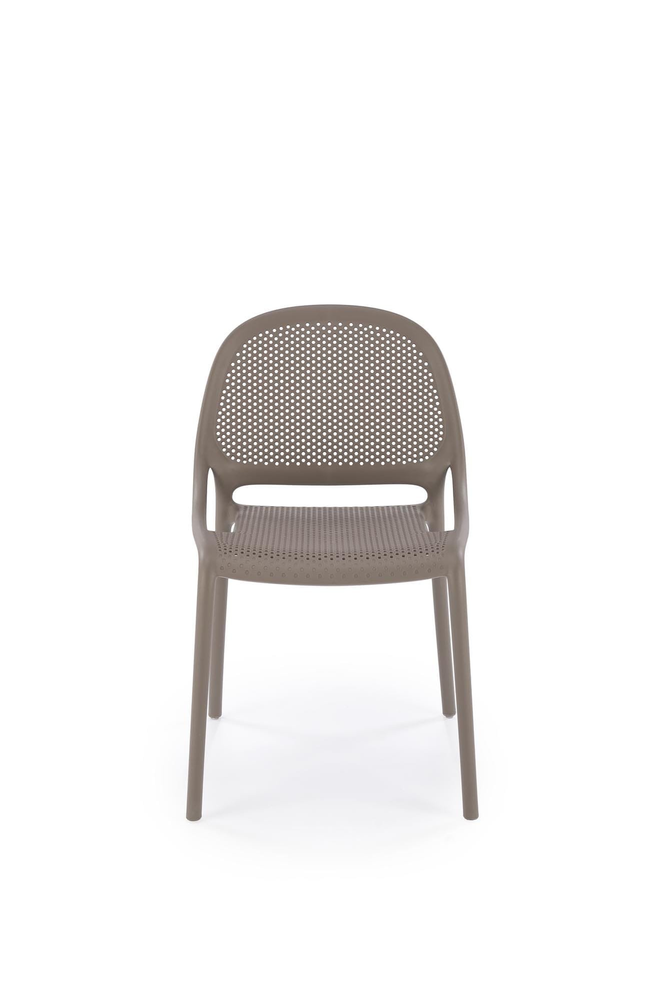 K532 rakásolható kültéri szék, khaki színben - Image 11