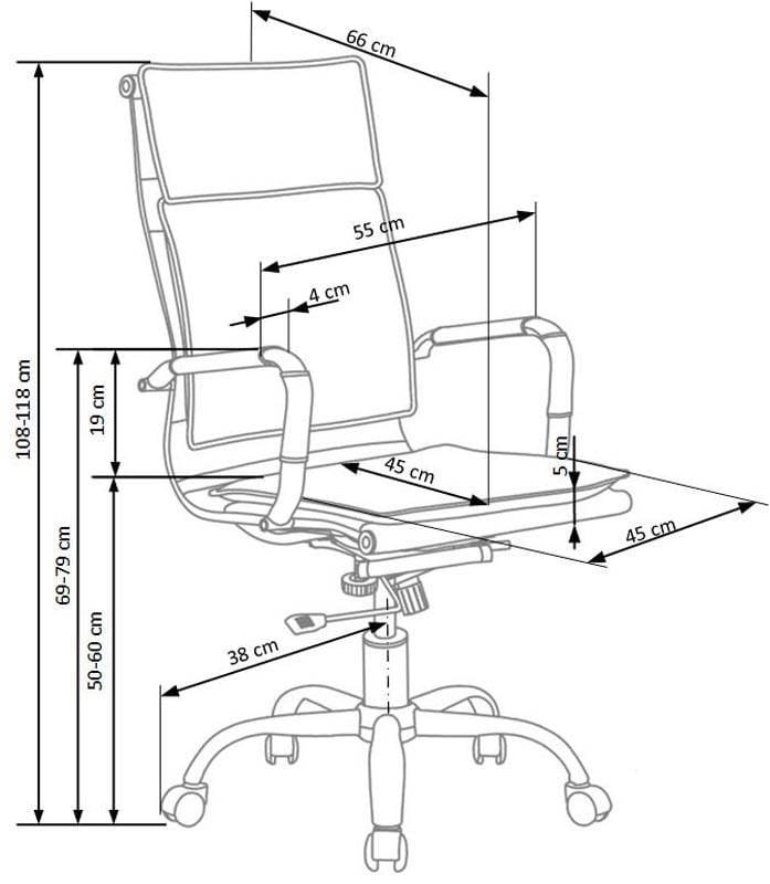 Mantus forgószék, billenő mechanikával, fekete színben - Image 7