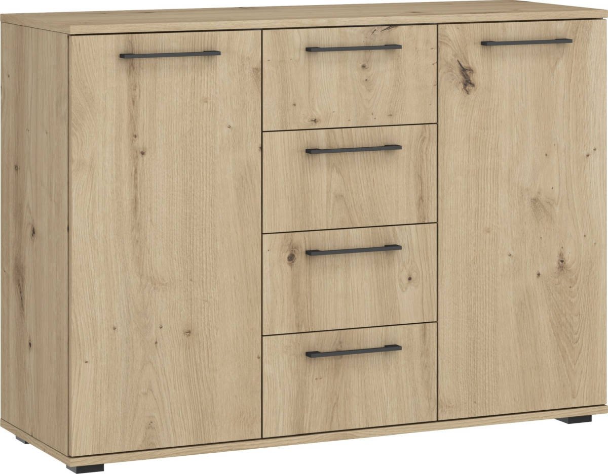 FLEX KM-2 komód, szín: artisan tölgy