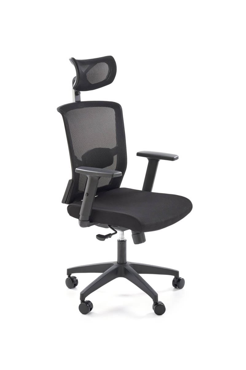Mason forgószék, multiblokk mechanika, fekete színben
