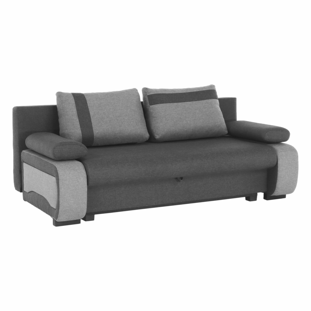Kanapé, sötétszürke/világosszürke, Bolivia, 105 × 200 × 88 cm