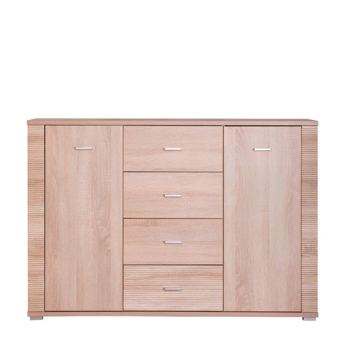 Komód typ 9, sonoma tölgy, Grand, 39 × 140 × 96 cm