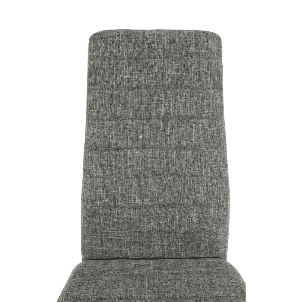 Szék, világosszürke anyag/bükk, Coleta Nova, 49 × 41 × 96 cm - Image 15