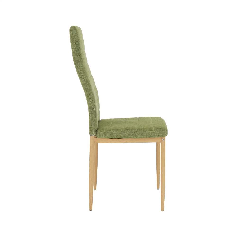 Szék, zöld szövet/bükk, Coleta Nova, 49 × 41 × 96 cm - Image 8