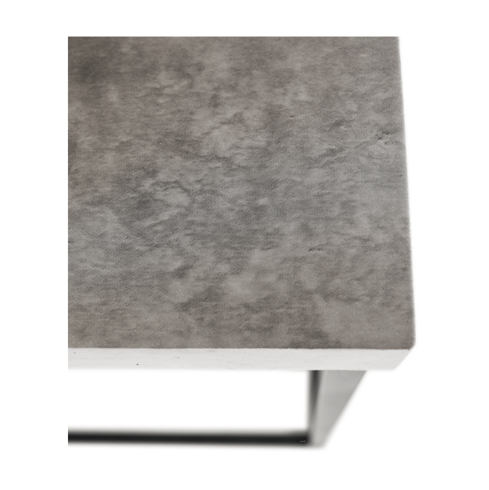 Kisasztal, fekete/beton, Tender, 30 × 60 × 50 cm - Image 6