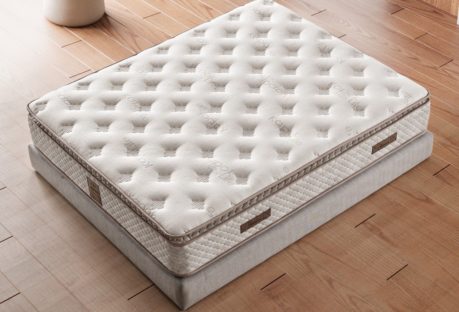 Arte Boxspring ágy 160 cm – Dallas 03 szövettel, ágyneműtartóval - Image 2