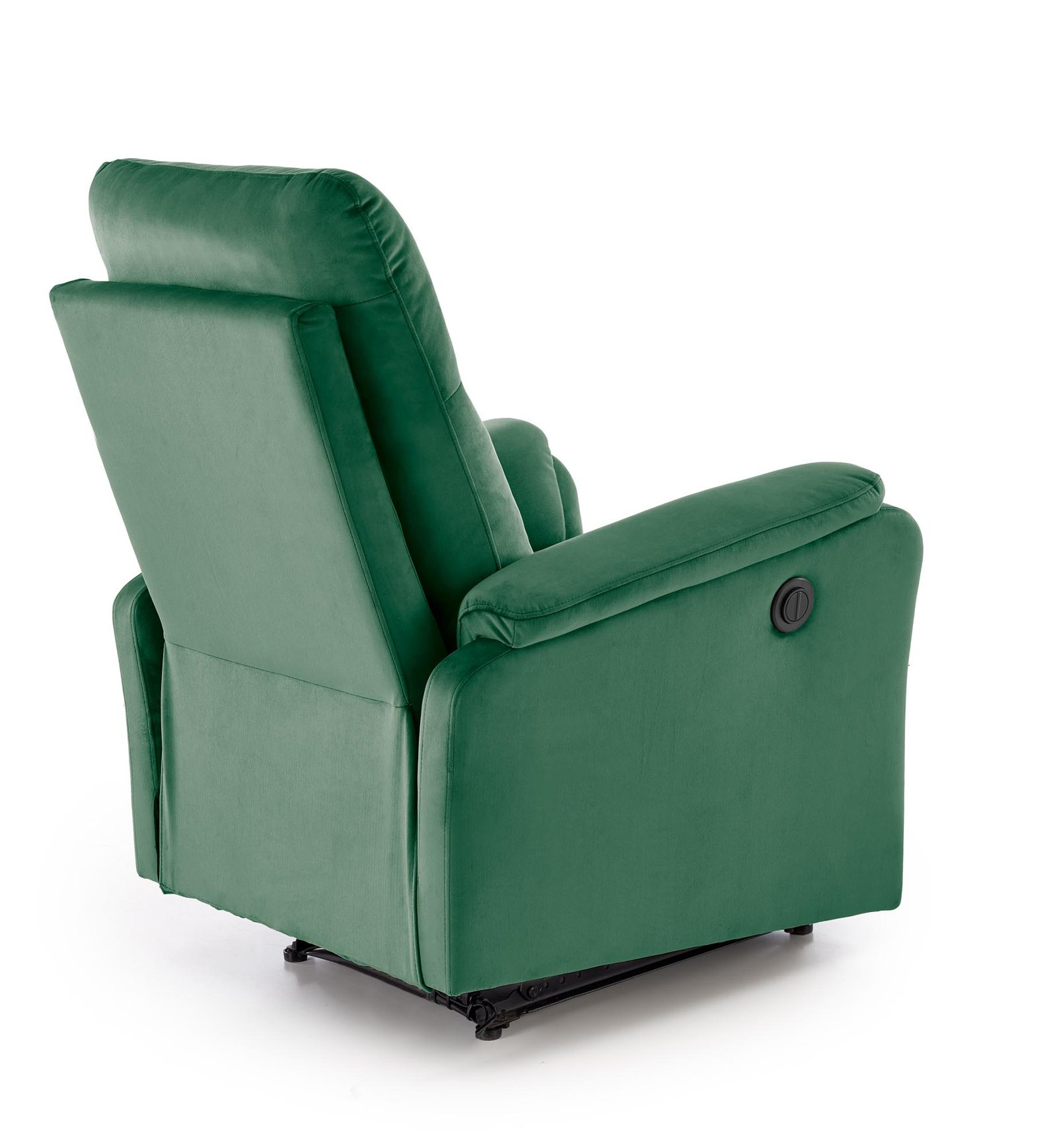 Crocus elektromosan dönthető pihenőfotel – sötétzöld - Image 3