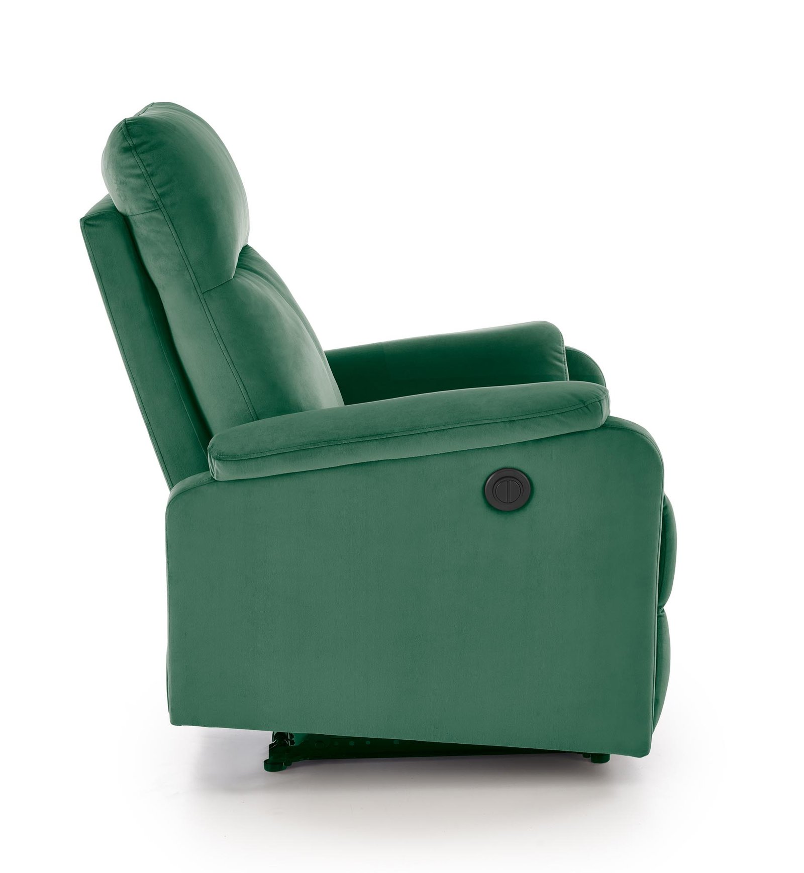 Crocus elektromosan dönthető pihenőfotel – sötétzöld - Image 6