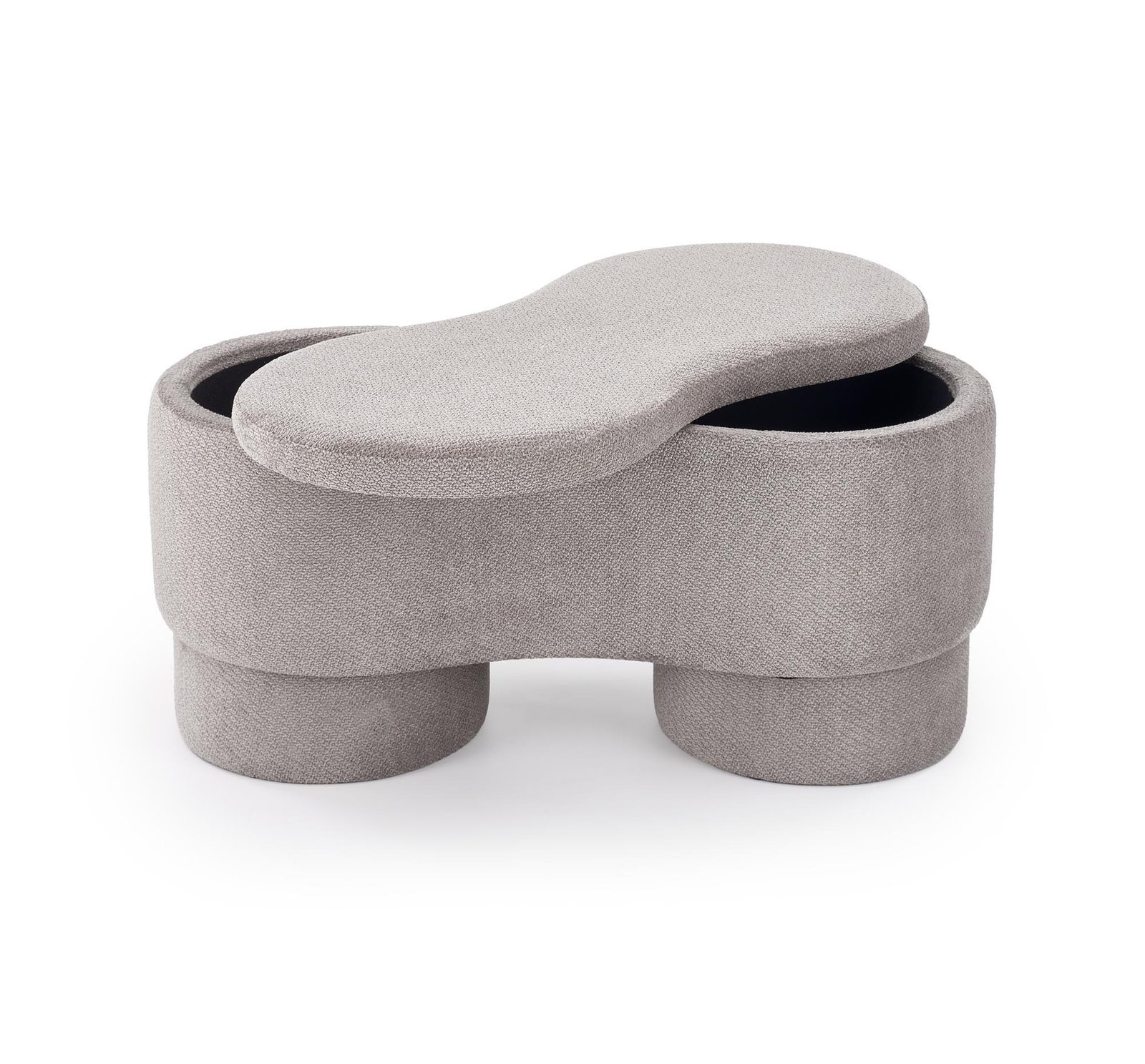 Viva tárolós pad – szürke - Image 2
