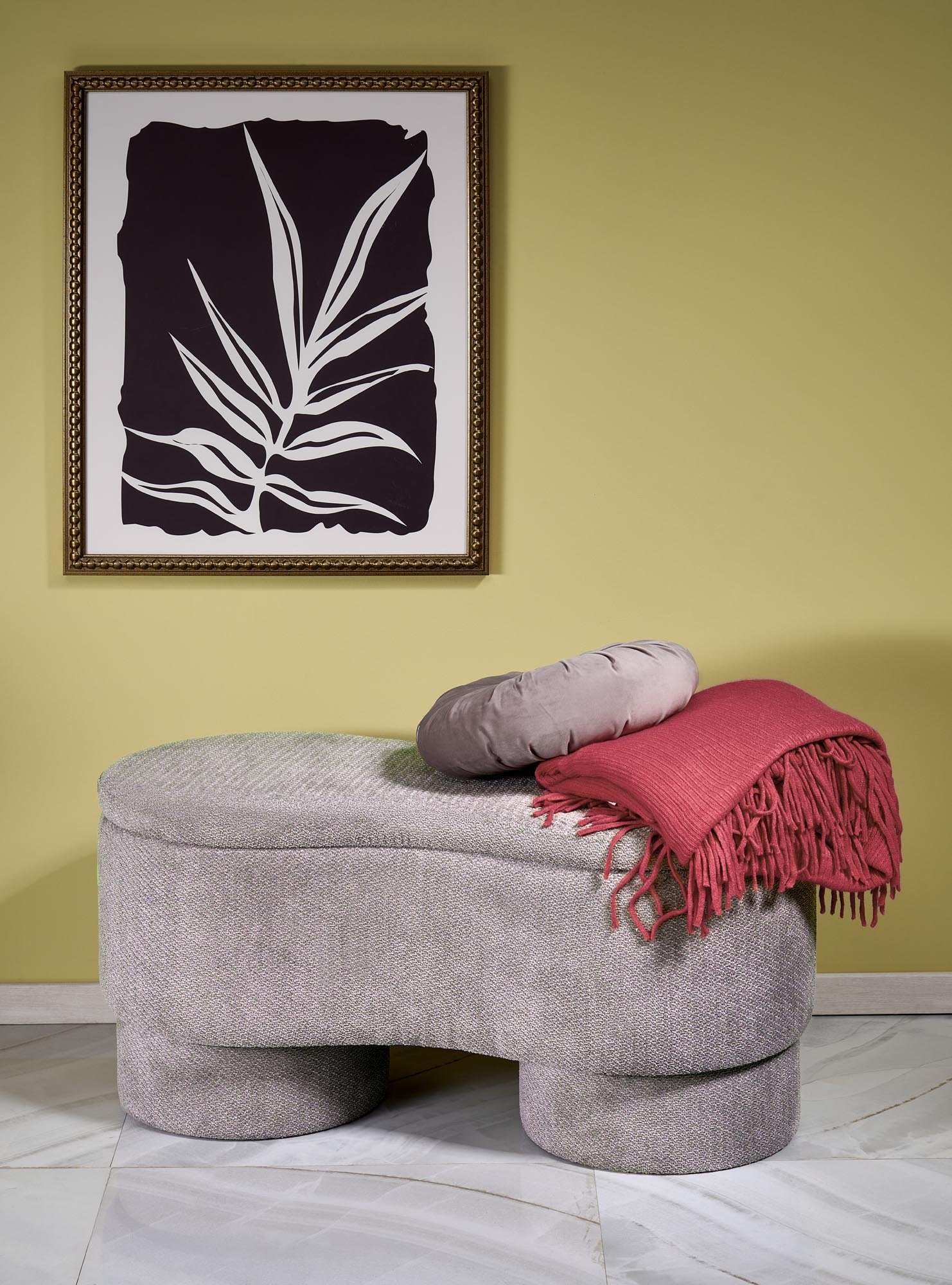 Viva tárolós pad – szürke - Image 5