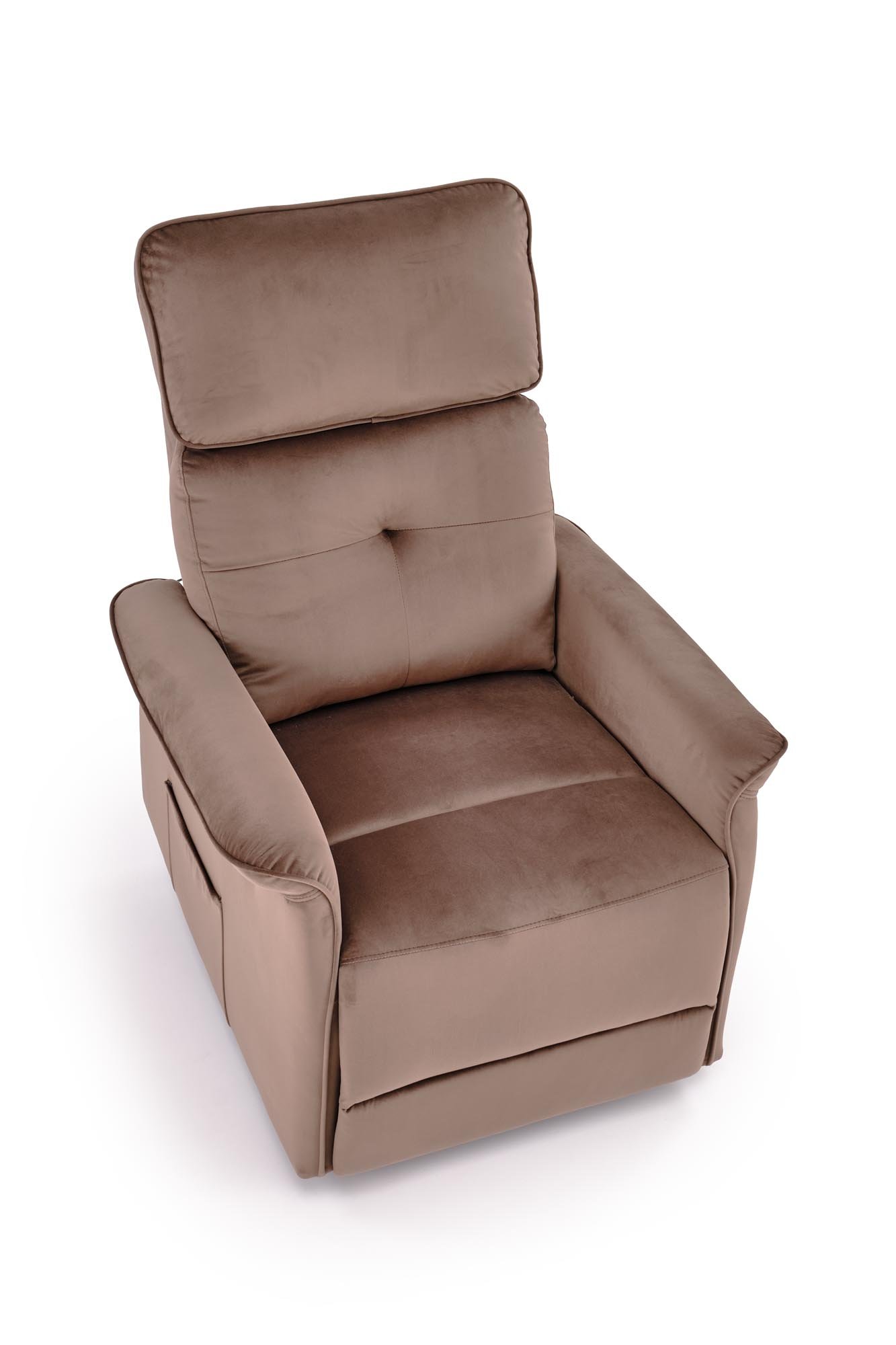 Semir elektromosan dönthető pihenőfotel – mokka - Image 2