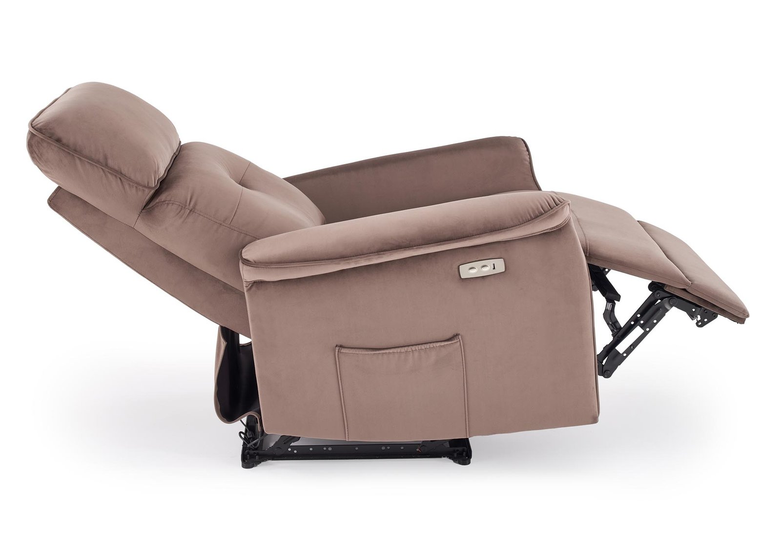 Semir elektromosan dönthető pihenőfotel – mokka - Image 6